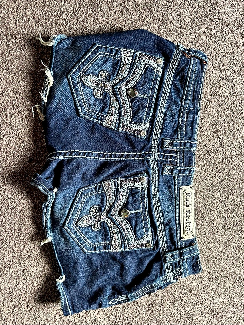 Rock Revival Women's Embellished Denim Jean Shorts